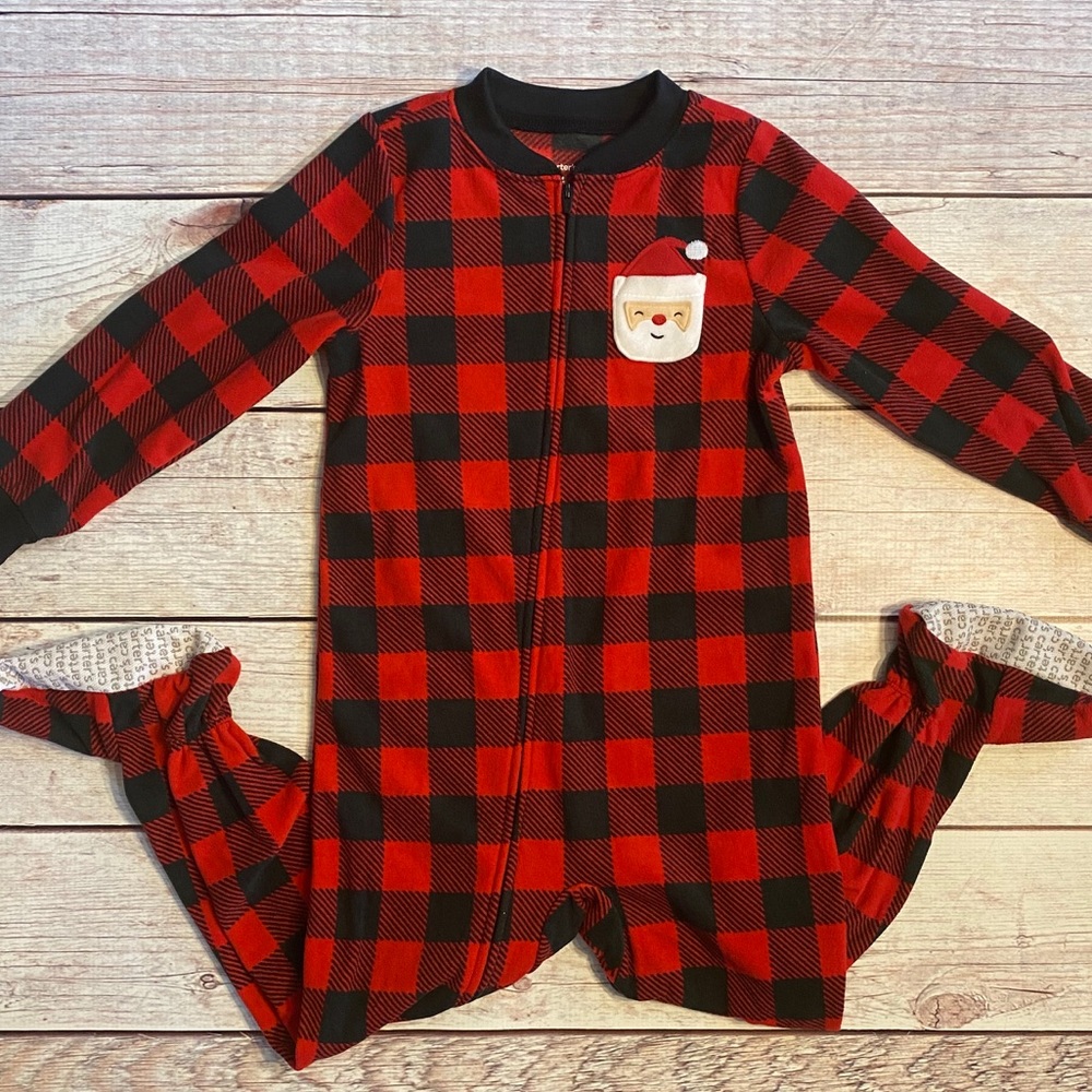 📌🆕 Carter’s • 🎅🏻 Santa 🎅🏻 • Fleece • Pajamas